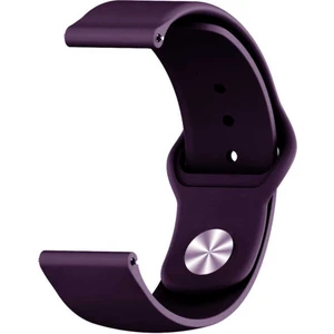Xiaomi Watch S1 Active 22MM Için Klasik Silikon Kordon-11 Mor
