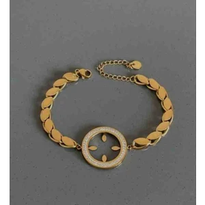 Mavi Deniz Accesories Çelik Arpa Bileklik Çeyrekli Bileklik Çeyrek Takılabilen Bileklik Çelik