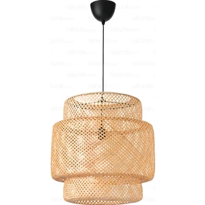 Sinnerlig Bambu Avize 50cm- İskandinav, Modern, Bohem, Rattan Avize, Aydınlatma