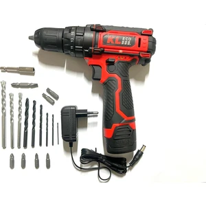 12V / 2 Ah Tek Akülü Li-Ion Şarjlı Darbeli Matkap & Vidalama (KE2220DM)