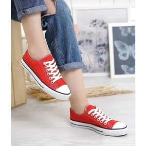 By İmis Shoes Unısex Kısa Keten Sneaker