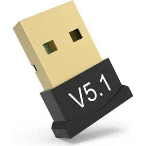 Bluetotth USB V5.1 Adaptörü Verici Alıcı Bt Ses Bt Dongle Bilgisayar Pc Laptop Için Kablosuz USB Adaptörü