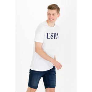 U.S. Polo Assn. Erkek Beyaz Tişört Basic 50262976-VR013