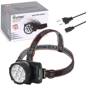 Sinerji Shop 7 Ledli Şarjlı Baret Kafa Lambası Watton WT-701