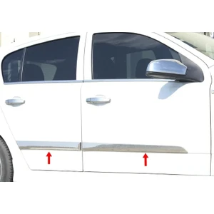Ebal Oto Opel Astra H Krom Yan Kapı Çıtası 4 Prç. 2004-2010 P. Çelik (hb)