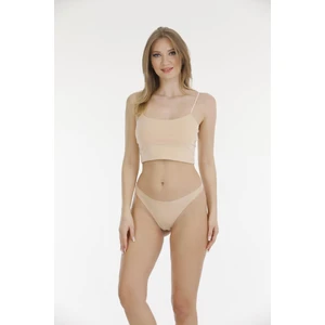 11691 Bayan Lazer Kesim Poliester String Tanga 6 Adet