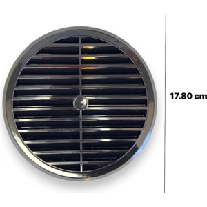 Siyah Doğalgaz Cam Menfezi