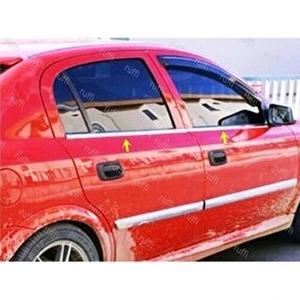 Ebal Oto Opel Astra G Krom Cam Çıtası 4 Prç. 1998-2004 Arası P. Çelik