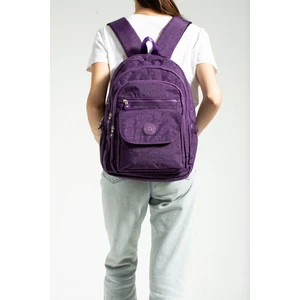 Çanta Trend Krem Unisex Ayarlanabilir 9 Gözlü Laptop Bölmeli Çantası
