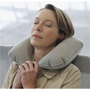 Rahat Şişme Seyahat Yastığı Boyunluk