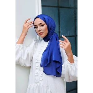 Moda Mevsimi Janjan Abiye Şal Saks