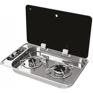 Can FC1336 Çift Gözlü Ankastre Kapaklı Ocak