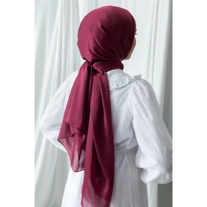 Moda Mevsimi Janjan Abiye Şal Şarabi Mürdüm