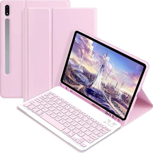 Samsung Tab S9 Ultra SM-X910 14.6 Inç Uyumlu Styletech Bluetooth Klavyeli Çok Yönlü Kılıf