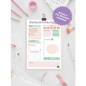 Joy Günlük Planlayıcı, Süresiz Planlayıcı, Daily Planner, Yapılacaklar Listesi, To Do List, A5 50 Sf