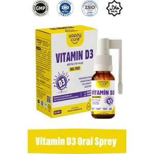 Happy Cure Vitamin D3 Dil Altı Spreyi 20 ml