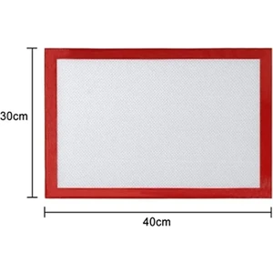 Fırınlanabilir Kendinden Yağlı Silikon Pişirme Matı-Hamur Açma Matı 30X40