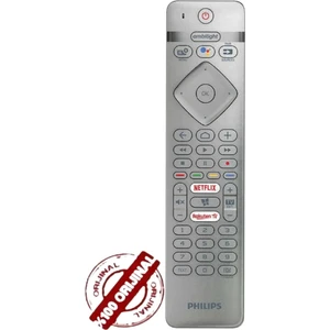 Sesli Komut & Ambilight Tuşlu 55PUS7304 Kumanda RC4154401/01 RC4154401/01R Tv Kumanda (Orjinal)