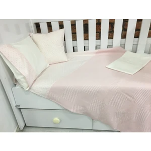Buse Baby Home Pembe , Çocuk Çok Amaçlı Poplin ,pikeli ve Ponponsuz Nevresim Takımı 6'lı Set