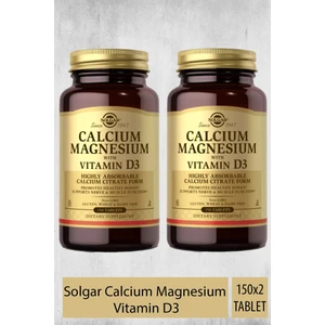 Calcium Magnesium Vitamin D3 150 Tablet 2 Adet