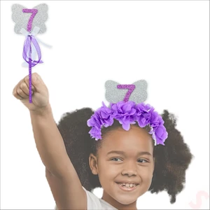 Süsle Bebek ve Parti 7 Yaş, Taçlı ve Asalı Set