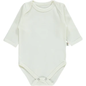 Civil Baby Bebek Çıtçıtlı Badi 3-9 Ay Beyaz
