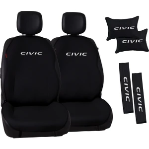 Honda Civic Nakışlı Jakar Dokuma Oto Minder ve Konfor Seti