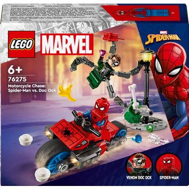 LEGO Marvel Motosiklet Takibi: Örümcek Adam Doktor Oktopus'a Fiyatı