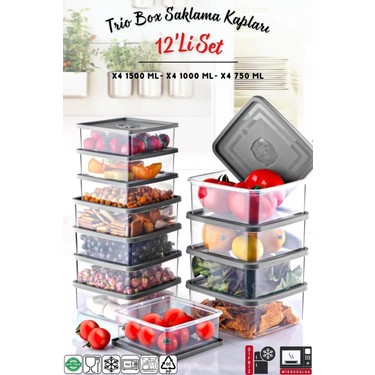 Open Home 12'li Set Kare Mikrodalga & Difriz Uyumlu Trio Fiyatı