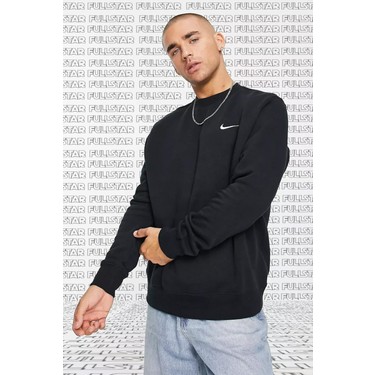 Nike Sportswear Club Crew Sweatshirt Black Sweatshirt Fiyat