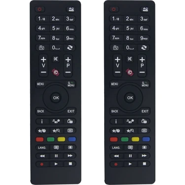 Decisive Tv RC4875/RC4870 Için 2x Yedek Uzaktan Kumanda Kurulum Gerekmez (Yurt