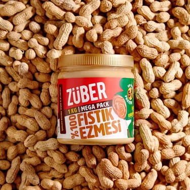 Züber %100 Fıstık Ezmesi 1kg  X1