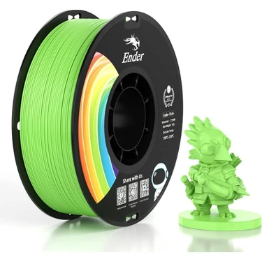 Creality Ender Pla+ Filament Elma Yeşili 1.75MM