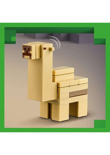 ® Minecraft® Steve'in Çöl Keşfi 21251 - 6 Yaş & Üzeri Video Oyunu Seven Çocuklar için Yaratıcı Oyuncak Yapım Seti (75 Parça)