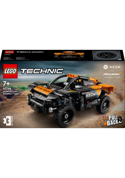 ® Technic NEOM McLaren Extreme E Race Car 42166 - 7 Yaş ve Üzeri Yarış Arabası Seven Çocuklar için Koleksiyonluk Yaratıcı Oyuncak Model Yapım Seti (252 Parça)