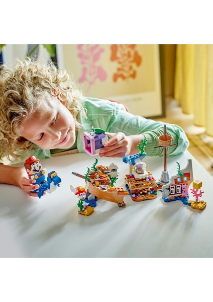 ® Super Mario™ Dorrie'nin Batık Gemi Macerası Ek Macera Seti 71432 - 7 Yaş ve Üzeri Super Mario Hayranları İçin Koleksiyonluk Yaratıcı Oyuncak Yapım Seti (500 Parça)