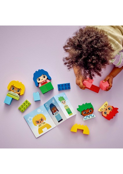 ® DUPLO® İlk Büyük Duygularım 10415 - 1 Buçuk Yaş ve Üzeri Çocuklar için Kişiselleştirilebilir Eğitici Oyuncak Yapım Seti (23 Parça)
