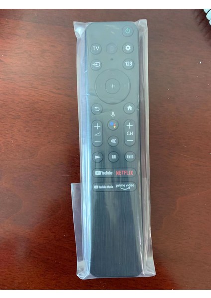 Kl Sony RMF-TX800P Youtube-Netflıx-Prıme Vıdeo Tuşlu Ses Komutlu LCD LED Tv Kumanda
