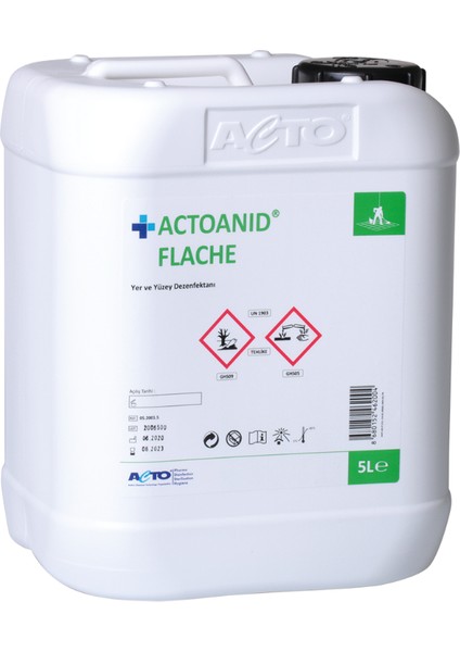 Actoanıd® Flache 5l Konsantre Yer ve Yüzey Dezenfektanı