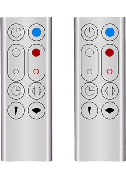 2x Yedek Uzaktan Kumanda AM09 HP00 HP01 Hava Temizleme Cihazı Yapraksız Fan Uzaktan Kumanda Gümüş Için Uygun (Yurt Dışından)