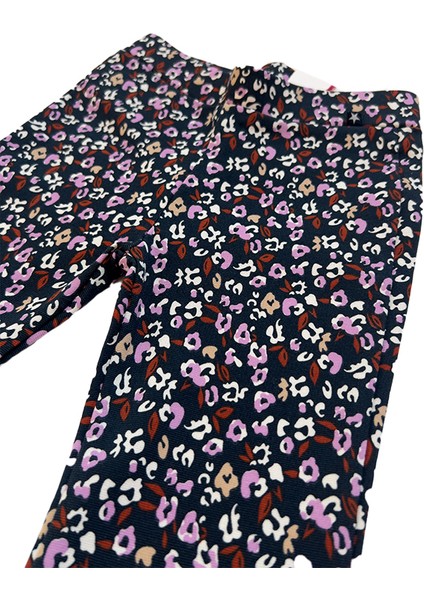 Çiçek Desenli Kız Çocuk Ispanyol Paça Tayt fiyatları