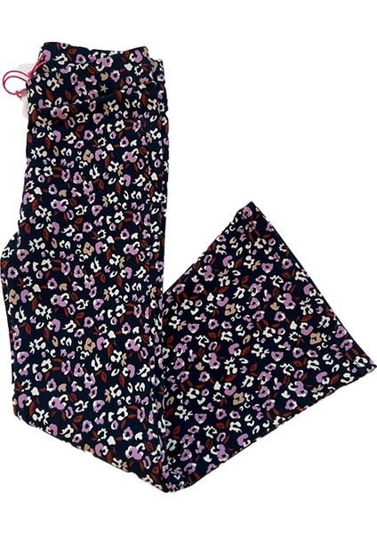 Çiçek Desenli Kız Çocuk Ispanyol Paça Tayt modelleri