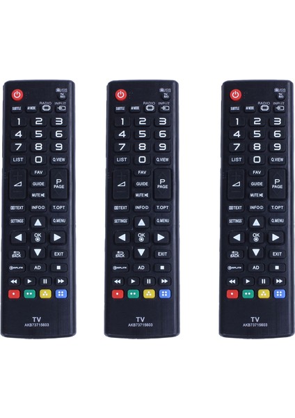 3x Evrensel AKB73715603 Lg 43LF540V 43UF675V 49LF540V Hd LED Tv Için Uzaktan Kumanda (Yurt Dışından) fiyatları