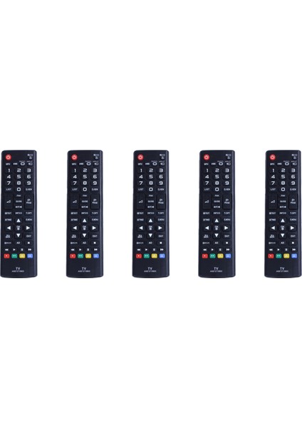 5x Evrensel AKB73715603 Lg 43LF540V 43UF675V 49LF540V Hd LED Tv Için Uzaktan Kumanda (Yurt Dışından)