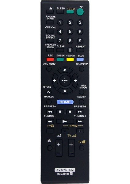 -ADU126 Blu-Ray Disk/dvd Ev Sinema Sistemi Için Uzaktan Kumandayı Değiştirin 1-489-835-11 Bdv-B1 Hbd-B1 Sa-Wsb1 (Yurt Dışından)