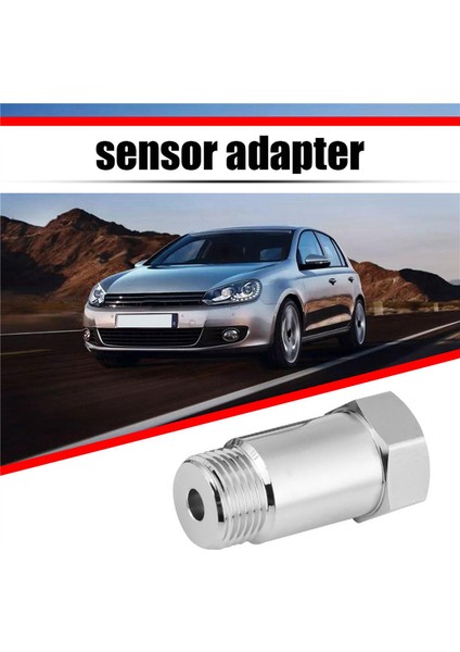 2x M18X1.5 Oksijen O2 Sensörü Adaptörü Dönüştürücü Araba Cel Fix Kontrol Motor Işığı Eliminator O2 Genişletici Spacer (Yurt Dışından)