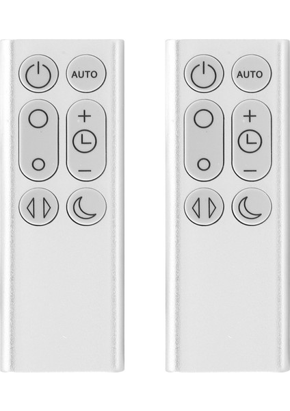 Pure Cool Link Için 2x Yedek Uzaktan Kumanda DP01 DP03 TP02 TP03 Hava Temizleme Fanı Uzaktan Kumanda (Gümüş) (Yurt Dışından)