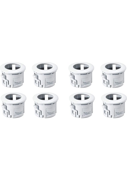 Araba Tampon Park Yardımı Sensörü Tutucu Tutucu Braketi 89348-33010 4runner ES350 HS250H,8 Adet Beyaz (Yurt Dışından)