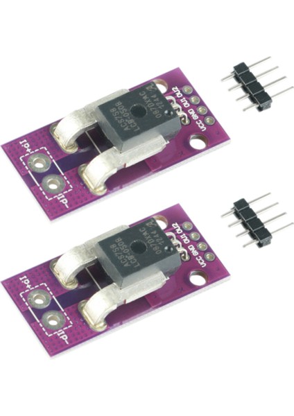 2x ACS758 ACS758LCB-100B Akım Modülü Lineer Salon Akım Sensörü Pff-T Akım Algılama 3-5V (Yurt Dışından)