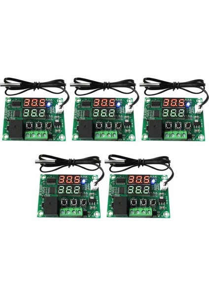 5x DC12V XH-W1219 Yüksek Kaliteli Ntc Sensör Anahtarı Regülatörü Sensör Modülü Sıcaklık Kontrol Cihazı Termostat (Yurt Dışından)